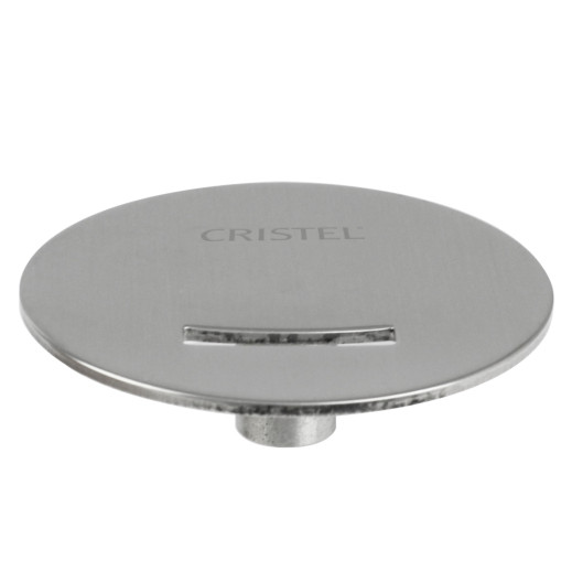 Stainless steel button (with screws) - Cristel