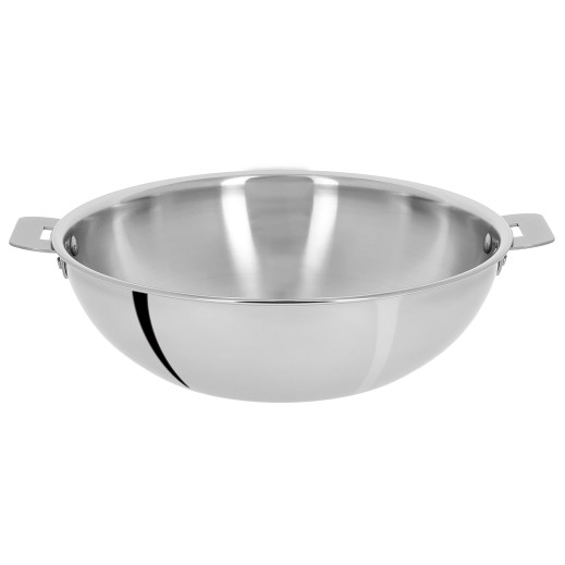 Stainless wok - Removable Casteline - Cristel