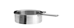 Stainless sauté pan - Removable Strate - Cristel