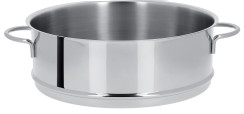 Oval stainless steam cooking insert - Fixed Mutine - Cristel