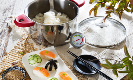 Sushi de saumon fumé et Temari veggie