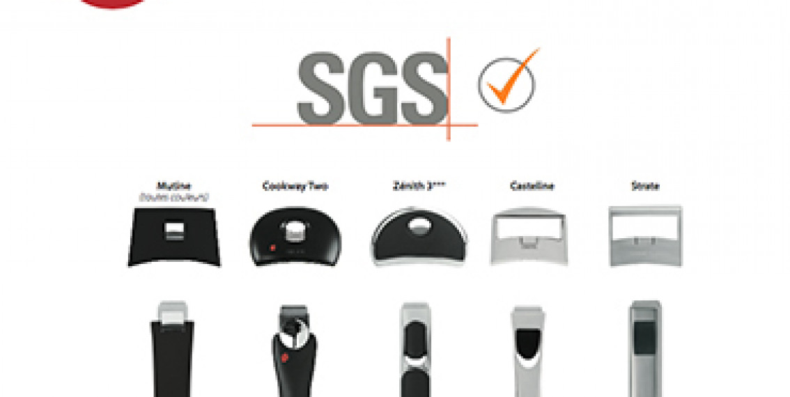 CRISTEL removable handles and side handles received the SGS Certification