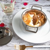 Un repas en tête à tête d'exception pour la Saint-valentin. avec les mini plats CRISTEL : 