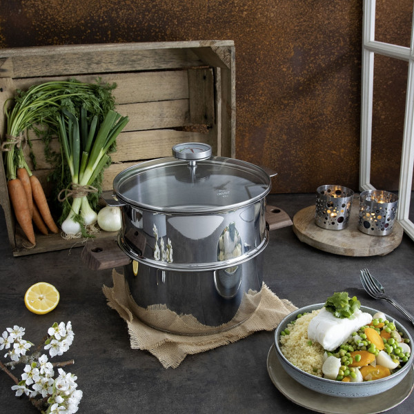 Couvercles inox pour casseroles et poêles CRISTEL