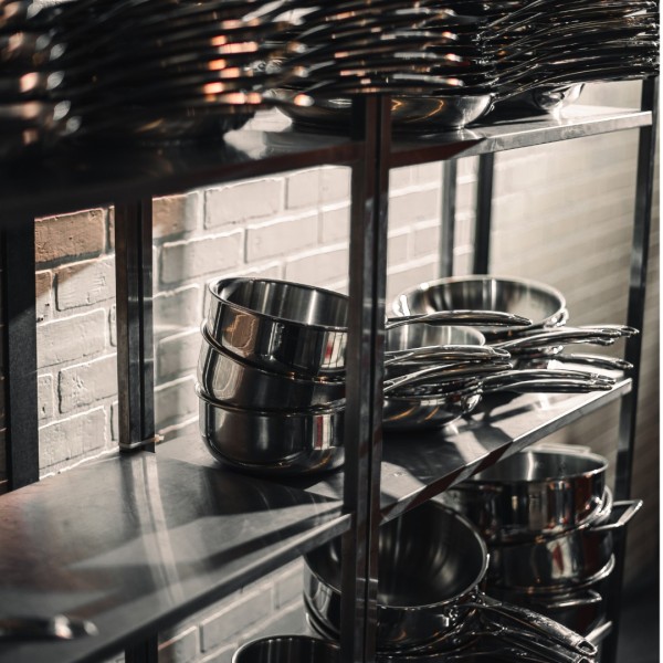 Poêle Inox Ultraply Castel'Pro 28cm CRISTEL - Droguerie Française