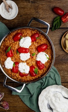 Le secret d'un risotto réussi ? Prendre son temps… et être bien équipé.