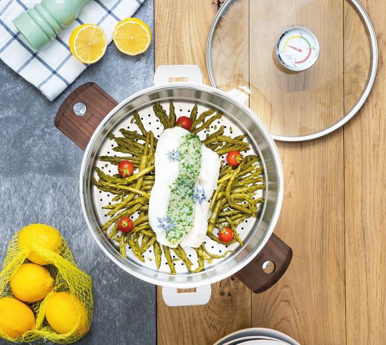 DURCH DAS DÄMPFEN WIRD DIE BILDUNG GIFTIGER VERBINDUNGEN AUF IHREN LEBENSMITTELN VERMIEDEN