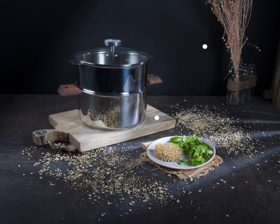 STEAK DE SARRASIN À LA VAPEUR DOUCE 