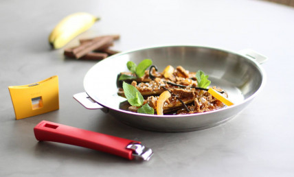 Induktionsgeeignete Pfanne aus Edelstahl von CRISTEL - unverzichtbar in Ihrer Küche