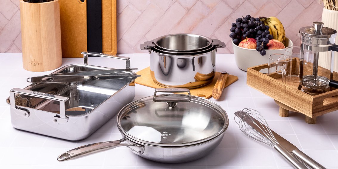 Comment entretenir mon matériel de cuisson en inox CRISTEL