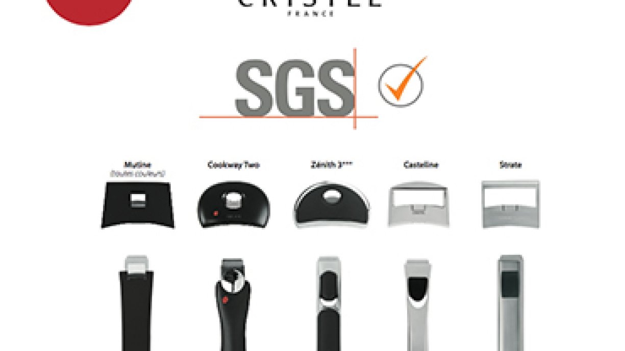 CRISTEL reçoit la conformité SGS sur ses produits poignées/anses amovibles* !