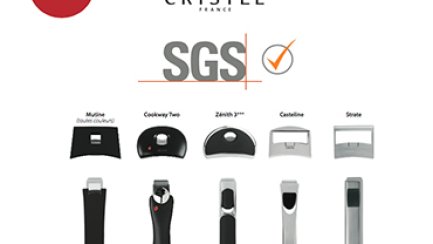 CRISTEL removable handles and side handles received the SGS Certification