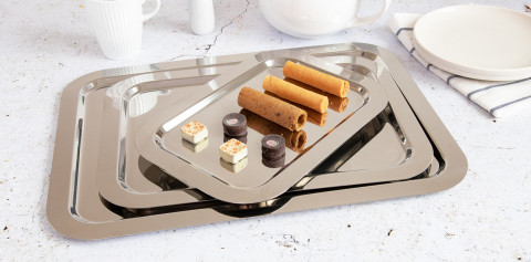 Stainless steel trays