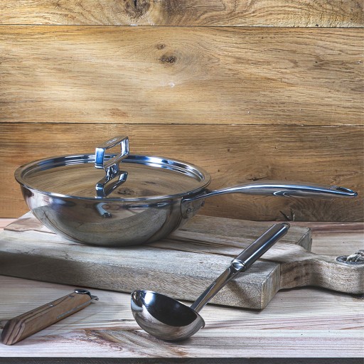 Stainless steel wok - Castel'Pro 7