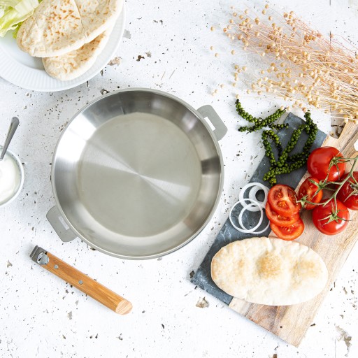 Stainless steel frying pan 8