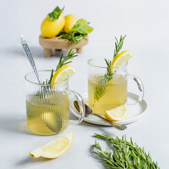 Set aus 2 gerippten Glasmugs Darjeeling 2