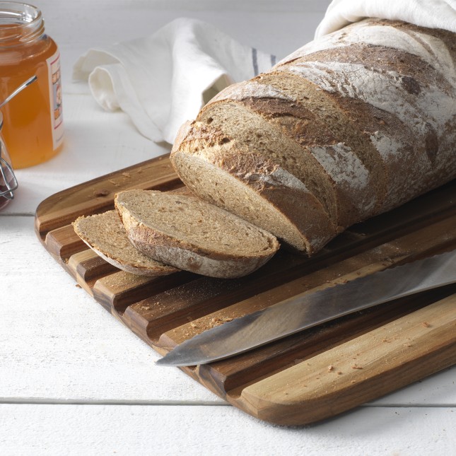 Planche à pain en teck bois de fil 3