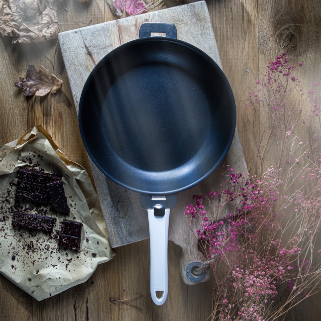 Stainless deep frying pan - Exceliss+ non-stick coating 5