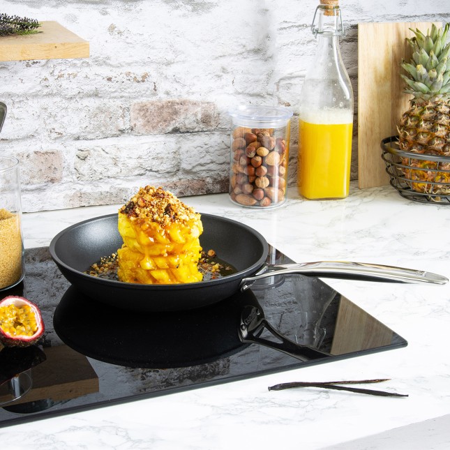 Poêle antiadhésive en aluminium Exceliss+ Noir 4