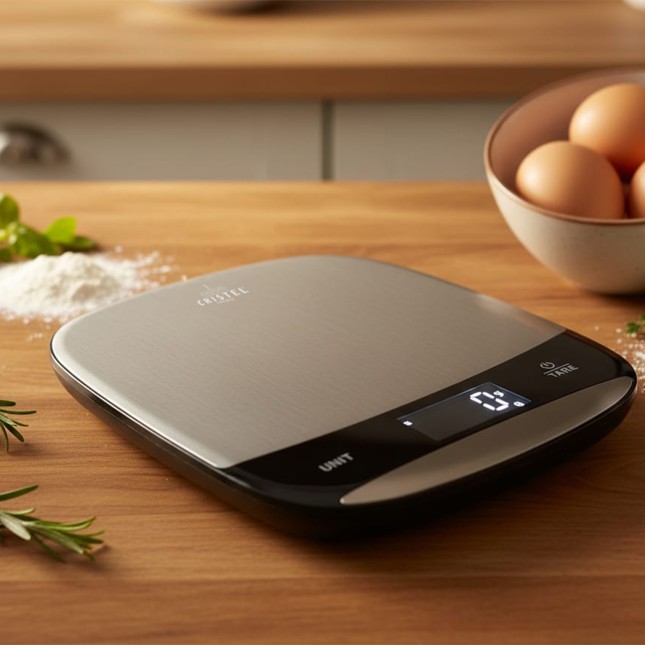 Balance de cuisine rechargeable - inox - 10 kg Inox 2