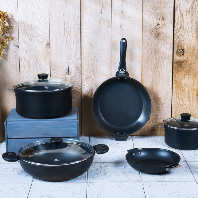 Aluminium sautépan - removable 4