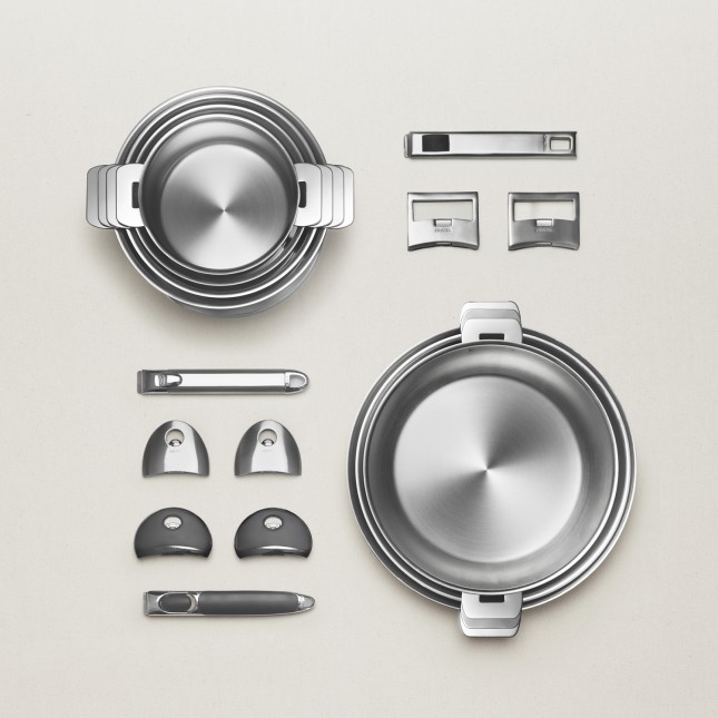 Stainless frying pan - Removable Strate 7