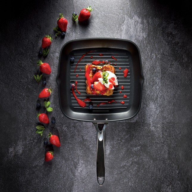 Square aluminium non-stick grill 28 cm 5