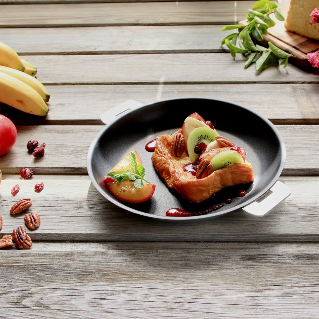 Poêle antiadhésive en inox amovible 5