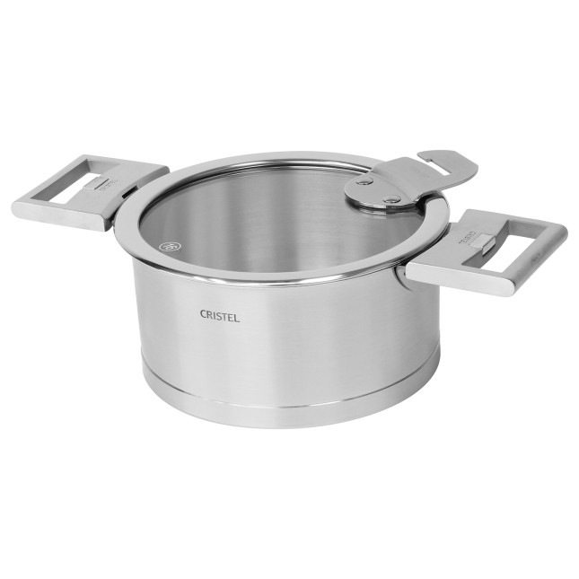Stainless steel saucepan with removable handle 3
