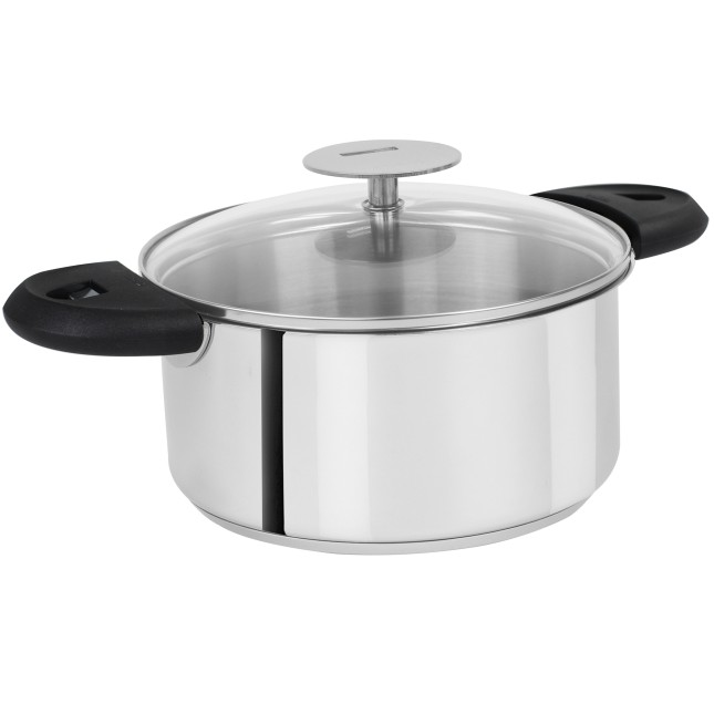 Stainless steel saucepan with removable handle 3
