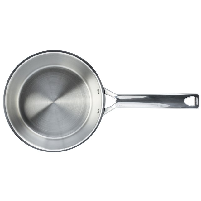Set of 3 stainless steel saucepans  2
