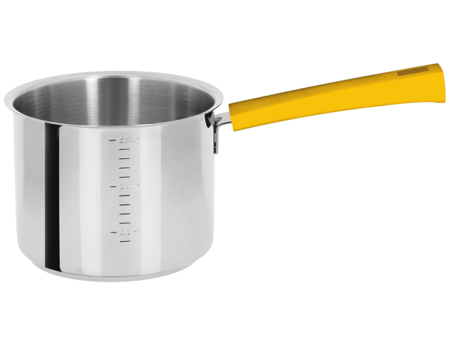 Casserole haute graduée inox Jaune - Cristel