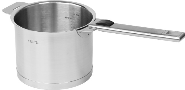Stainless high-sided saucepan with volume markings - Removable Strate 4