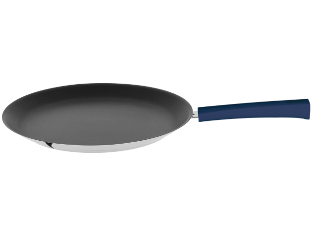 Crêpière inox - anti-adhérent Exceliss Encre bleue - Cristel