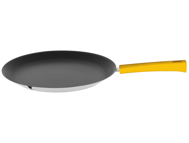 Crêpière inox - anti-adhérent Exceliss Jaune - Cristel