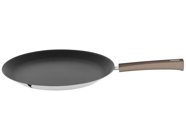 Crêpière inox - anti-adhérent Exceliss Taupe - Cristel