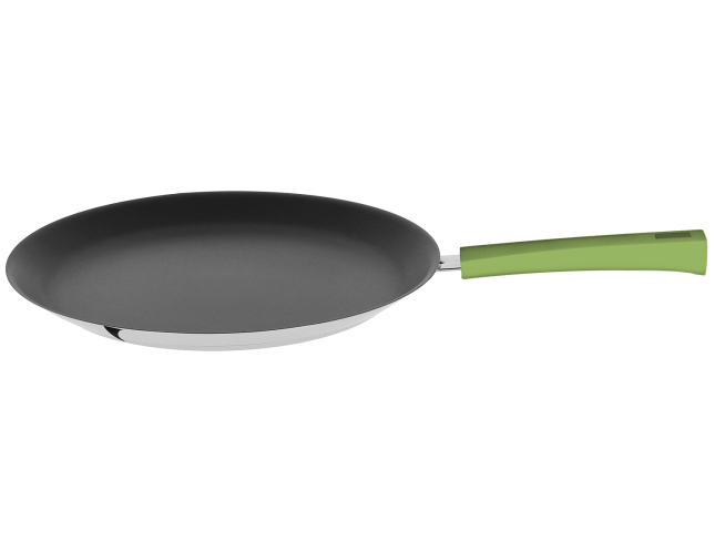 Crêpière inox - anti-adhérent Exceliss Vert tilleul - Cristel