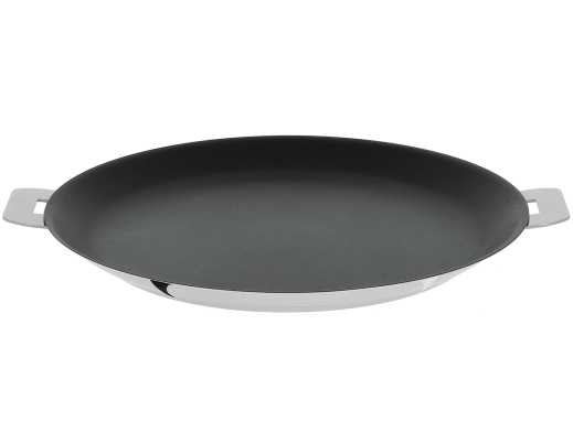 Stainless pancake pan - Exceliss non-stick coating - Removable Mutine - Cristel