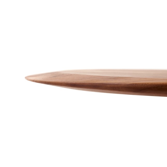 Planche de service pour pizza en teck bois de fil - Canoe 2