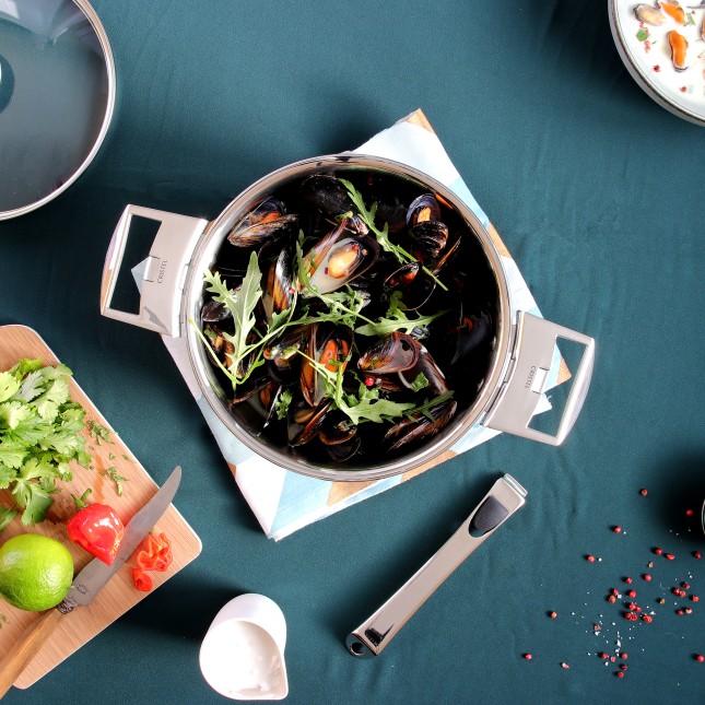 Stainless stock pot - Removable Casteline 5