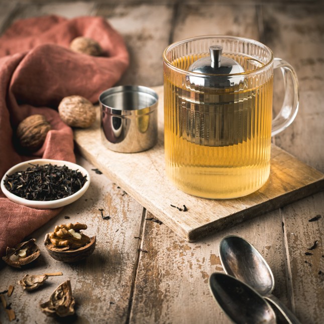 Floating stainless steel tea infuser 2