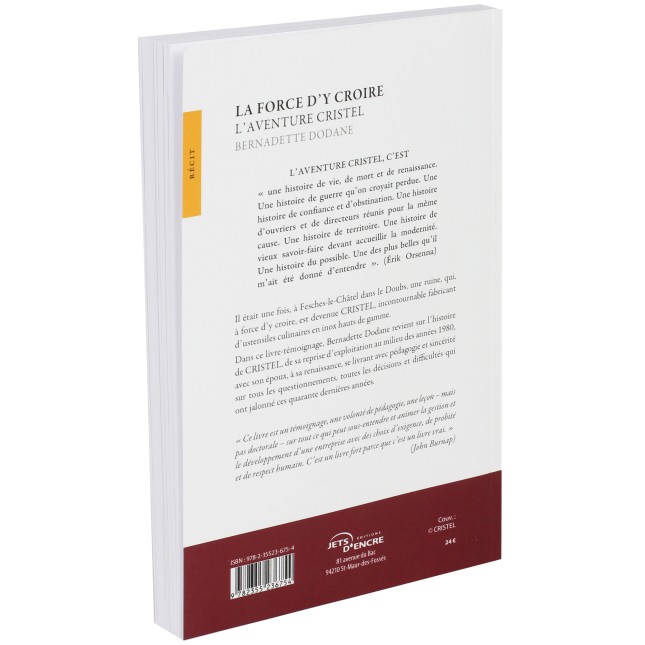 Livre La Force d’y Croire – l’aventure CRISTEL 3