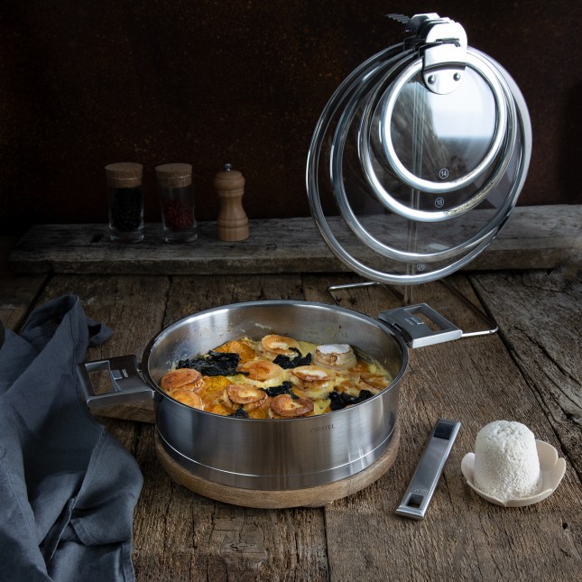 Stand-mounted lid rack 4