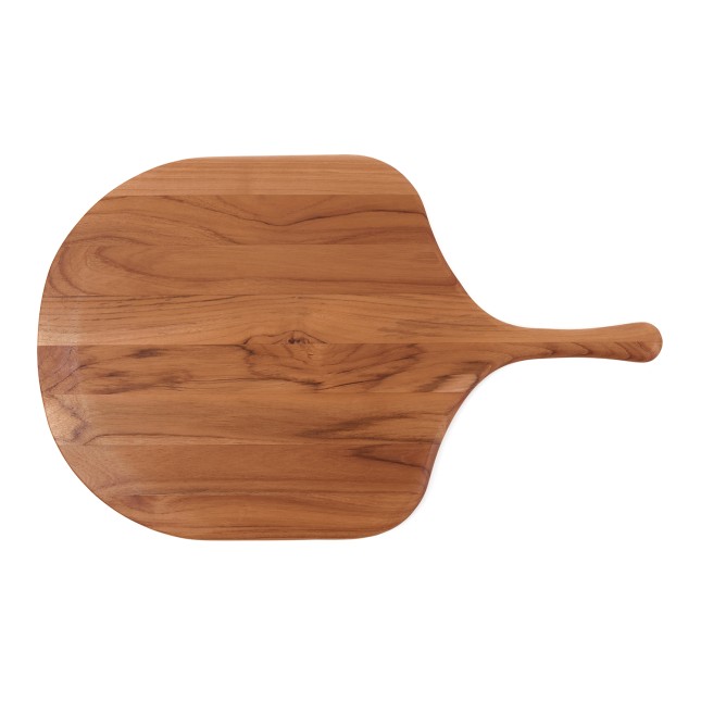 Planche de service pour pizza en teck bois de fil - Canoe