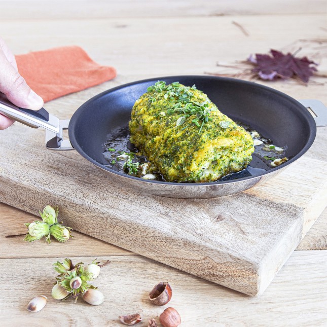 Stainless frying pan - Exceliss non-stick coating - Removable Strate 7