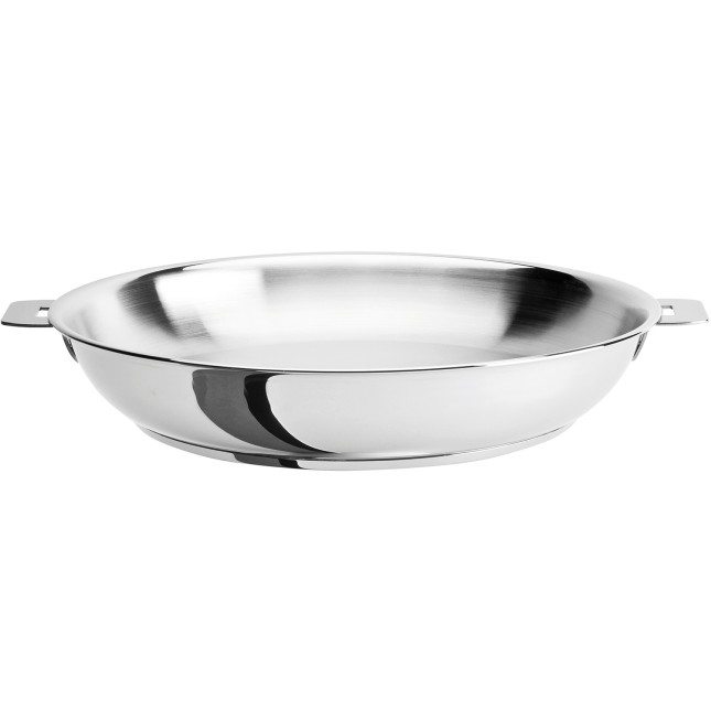 Stainless deep frying pan