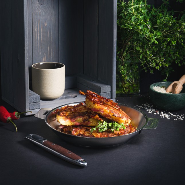 Stainless steel frying pan 7