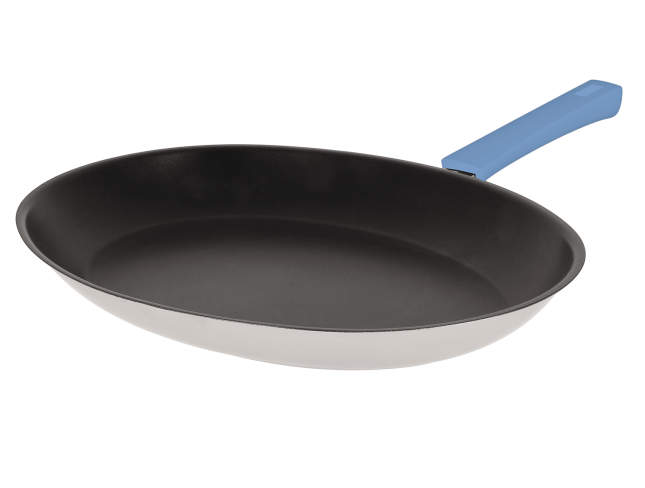 Poêle ovale - anti-adhérent Exceliss Lavande - Cristel