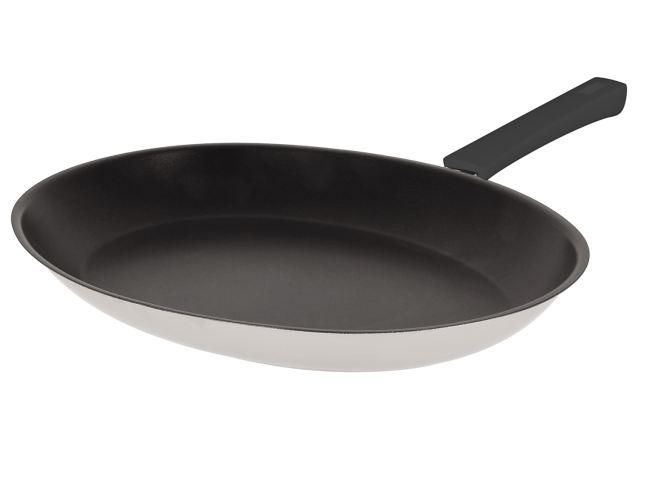 Poêle ovale - anti-adhérent Exceliss Gris - Cristel