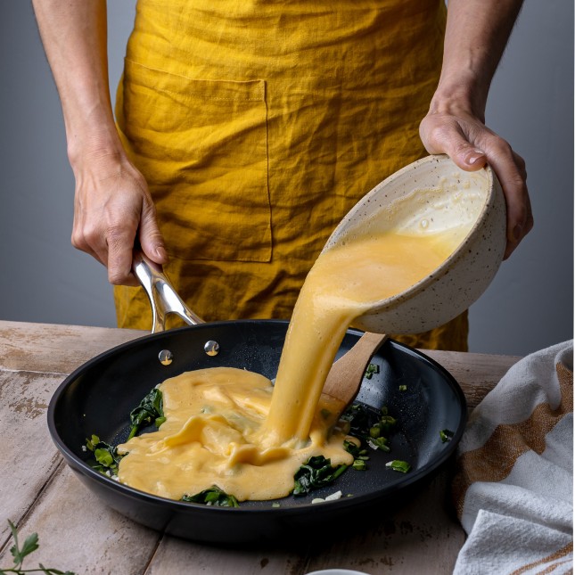 Set de 2 poêles antiadhésives en aluminium Ø24 et 28 cm - revêtement céramique Céraliss+ Noir 3